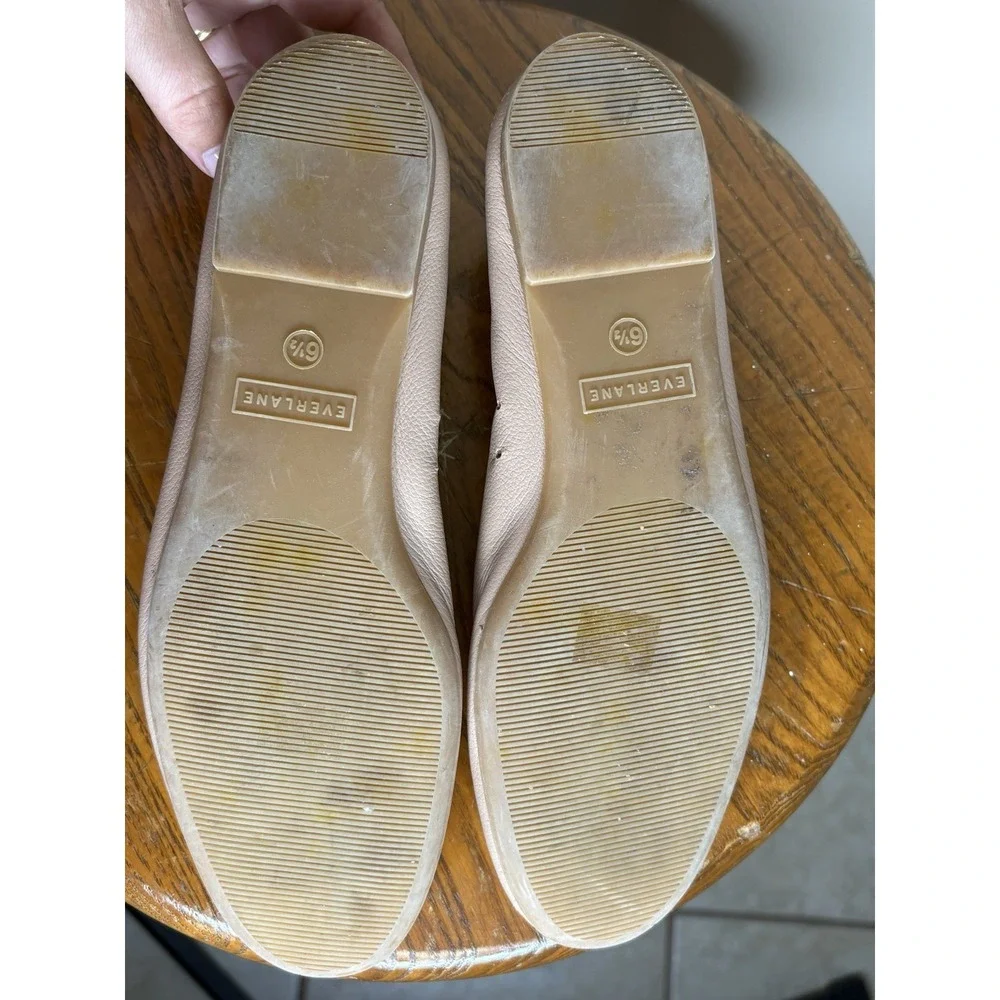 Everlane The Day Ballet Flat in Color Tan Size 6.5 Leather - Picture 7 of 7